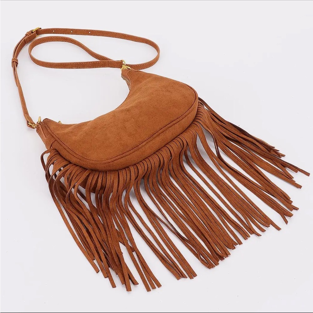 3 am forever Red Fringe Crossbody Shoulder Bag - - Picture 5 of 5